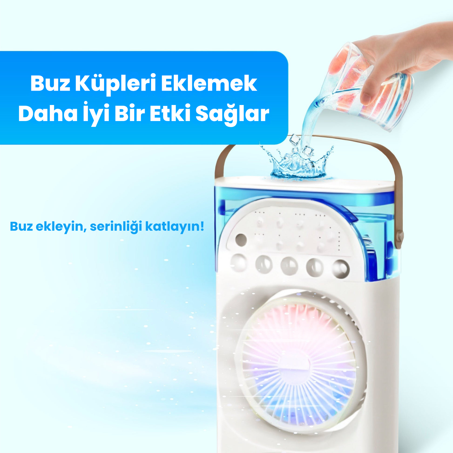 Drimlove™ Taşınabilir Klima Nemlendirici – Serinlik Hep Yanınızda!