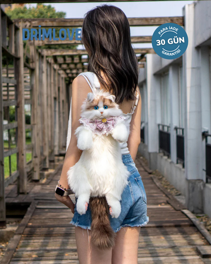 Drimlove™  Sevimli Peluş Kedi Sırt Çantası